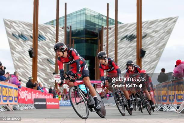 97Th Tour Of Italy 2014, Stage 1 Start, Bmc Racing Team / Evans Cadel / Bookwalter Brent / Eijssen Yannick / Hermans Ben / Morabito Steve / Oss...