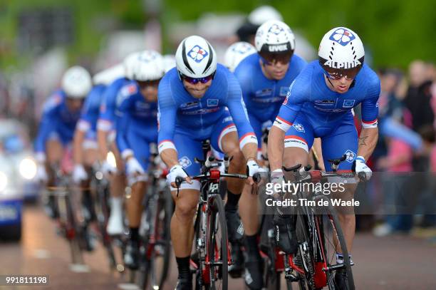 97Th Tour Of Italy 2014, Stage 1 Team Fdj.Fr / Bouhanni Nacer / Chavanel Sebastien / Courteille Arnaud / Fischer Murilo Antonio / Geniez Alexandre /...