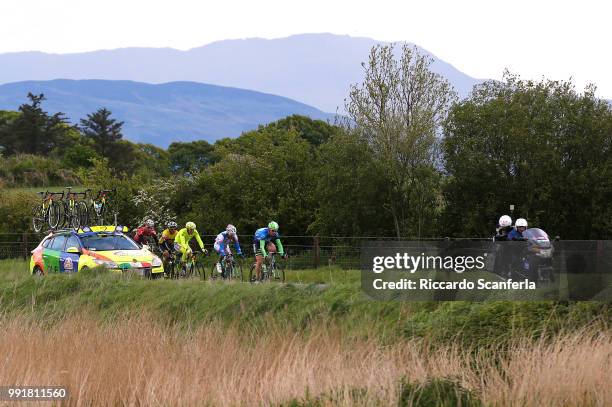 97Th Tour Of Italy 2014, Stage 3Illustration Illustratie, Tv Moto Euro Linx, Cecchinel Giorgio / Dockx Gert / Tjallingii Maarten Blue Mountain...