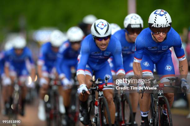 97Th Tour Of Italy 2014, Stage 1 Team Fdj.Fr / Bouhanni Nacer / Chavanel Sebastien / Courteille Arnaud / Fischer Murilo Antonio / Geniez Alexandre /...