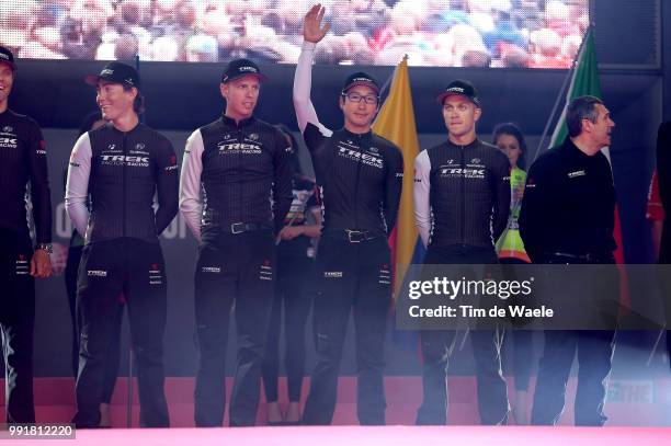 97Th Tour Of Italy 2014, Team Presentation Team Trek Factory Racing / Kiserlovski Robert / Alafaci Eugenio / Arredondo Julian David / Felline Fabio /...