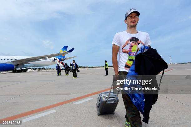 97Th Tour Of Italy 2014, Restday 1 Team Neri Sottoli /Flight Transfert From Dublin Towards Bari / Rustdag Jour De Repos Rest Day /Giro Tour Ronde Van...