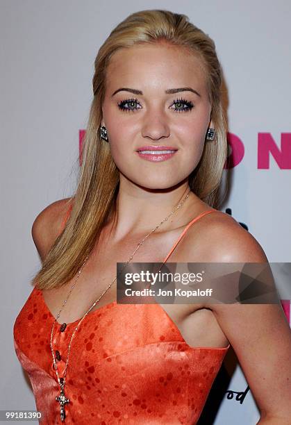 Actress Amanda Michalka arrives at NYLON Magazine's May Issue Young Hollywood Launch Party at The Roosevelt Hotel on May 12, 2010 in Hollywood,...