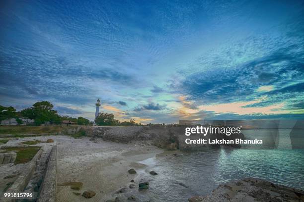 kankasanthurei light house, kankasanthurei, jaffna, sri lanka. - jaffna stock pictures, royalty-free photos & images