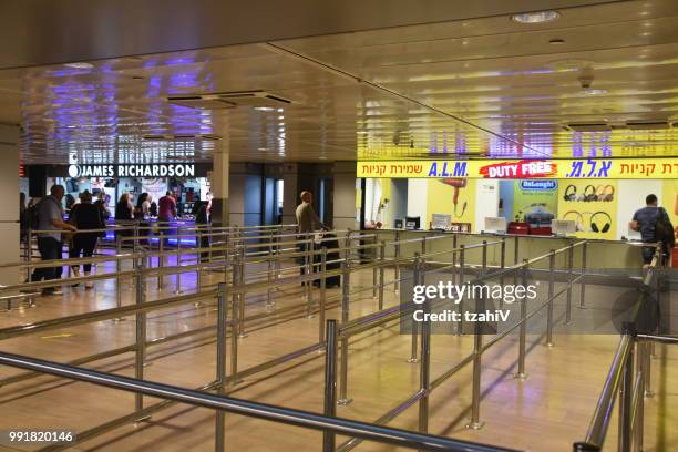 aeroporto ben gurion, israel - ben gurion airport - fotografias e filmes do acervo