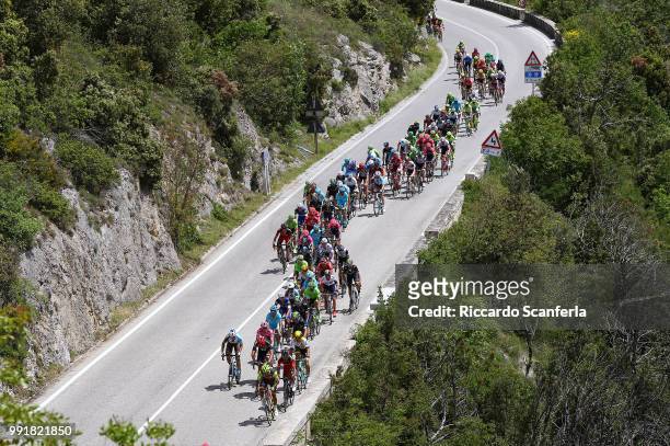 99Th Tour Of Italy 2016, Stage 7 Illustration, Peloton, Forest, Landscape, Sulmona - Foligno / Giro,
