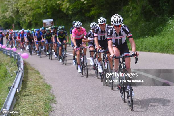 100Th Tour Of Italy 2017, Stage 11Tom Dumoulin Pink Leader Jersey, Simon Geschke / Tom Stamsnijder / Georg Preidler / Team Sunweb / Firenze - Bagno...