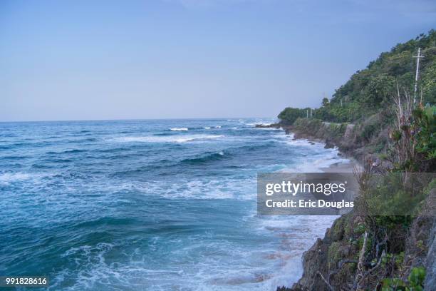 port antonio coastline - port douglas stock pictures, royalty-free photos & images