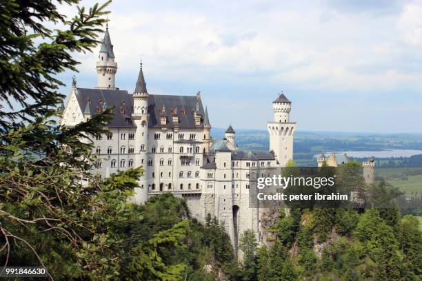 on top of the world - germany castle stock pictures, royalty-free photos & images