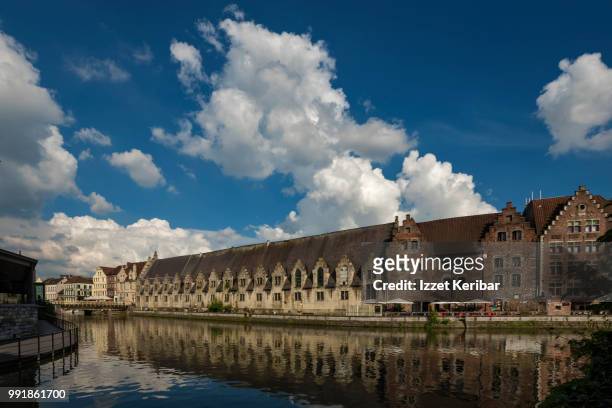 great butcher's hall in ghent, belgium - east flanders stock pictures, royalty-free photos & images