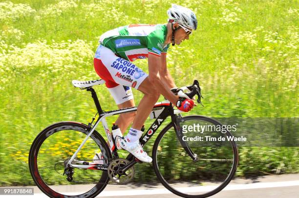 100Th Giro D'Italia 2009, Stage 10Garzelli Stefano Green Mountain Jersey, Cuneo - Pinerolo , Tour Of Italy, Tour Italie, Ronde Van Italie, Rit Etape,...