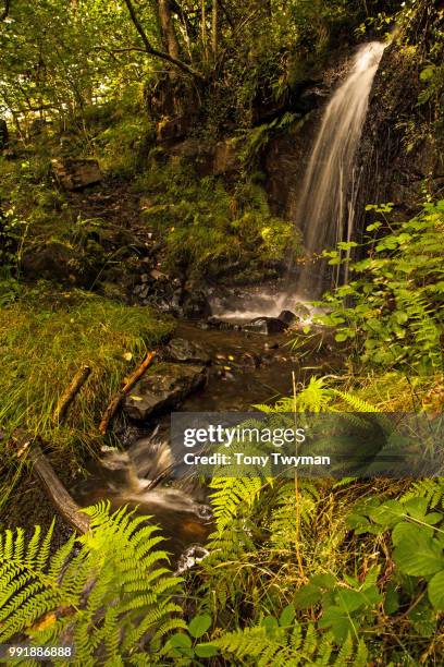 waterfall at ystradfellte - ystradfellte stock pictures, royalty-free photos & images
