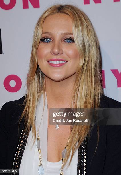 Actress Stephanie Pratt arrives at NYLON Magazine's May Issue Young Hollywood Launch Party at The Roosevelt Hotel on May 12, 2010 in Hollywood,...