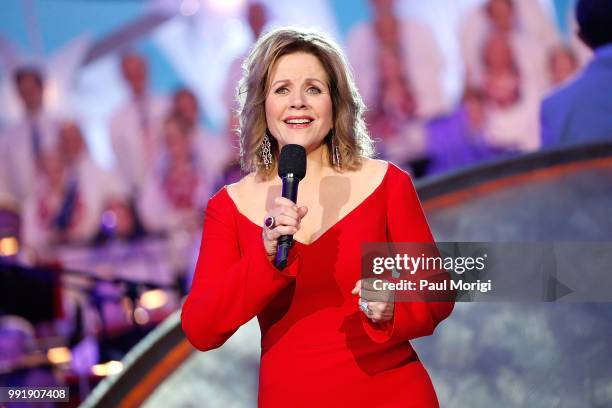 World-renowned four-time Grammy Award-winning soprano superstar Renée Fleming performs at the 2018 A Capitol Fourth at the U.S. Capitol, West Lawn on...