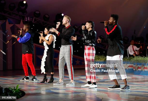 Three-time Grammy Award-winning and multi-platinum selling artist Pentatonix Matt Sallee, Kirstin Maldonado, Scott Hoying, Mitch Grassi and Kevin...