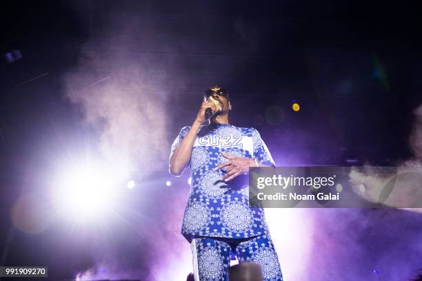 Snoop Dogg performs at the 5th annual Freedom and Fireworks Festival on July 4, 2018 in Jersey City, New Jersey.