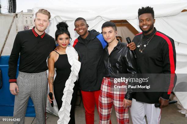 Three-time Grammy Award-winning and multi-platinum selling artist Pentatonix Scott Hoying, Kirstin Maldonado, Matt Sallee, Mitch Grassi and Kevin...