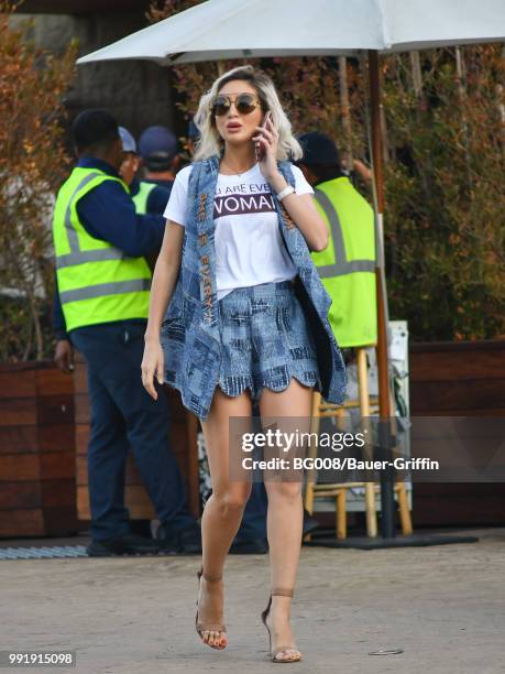 Megan Pormer is seen on July 04, 2018 in Los Angeles, California.