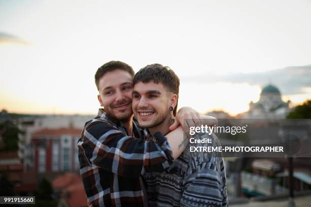 Outdoor de casal gay