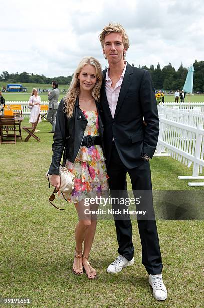 Poppy Delevingne and James Cook attend the Veuve Clicquot Gold Cup Final on July 19, 2009 in Midhurst, England.