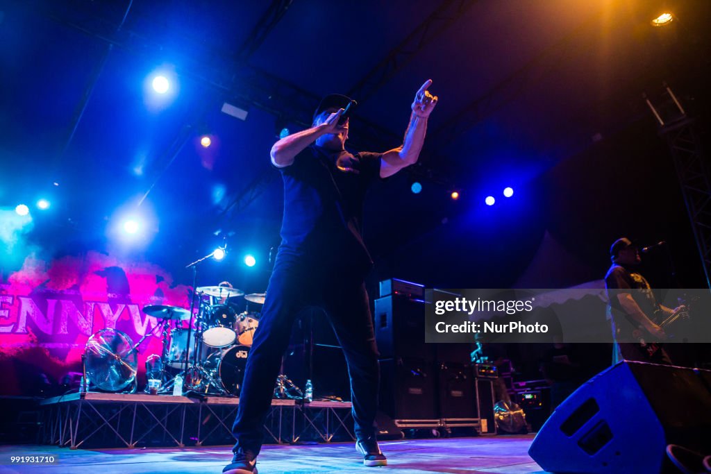 Pennywise in concert at Carroponte in Milan