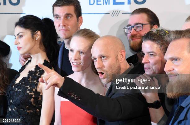 The actors Violetta Schurawlow , director Felix Randau, actors Susanne Wuest, Juergen Vogel, the producer Jan Krueger, co-producer Maja Wieser...