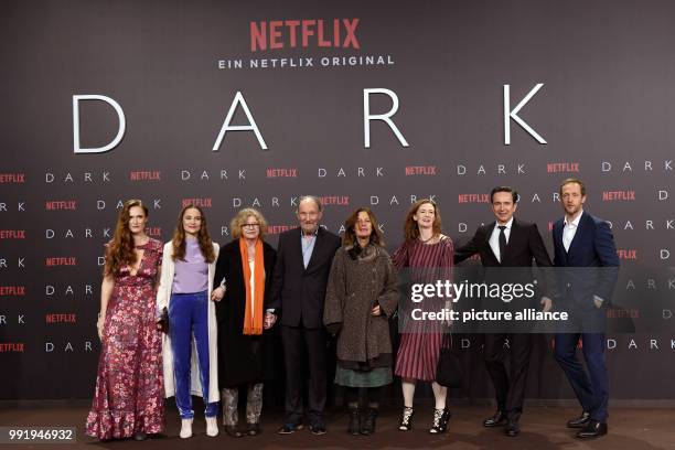 Actors and actresses Deborah Kaufmann , Anne Ratte-Polle , Lisa Kreuzer, Michael Mendel, Angela Winkler, Julia Jenkins, Arnd Klawitter and Stephan...