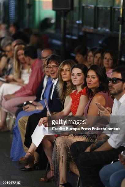 First Lady Begona Gomez attends Juana Martin charity show to raise funds for breast cancer during Mercedes-Benz Fashion Week Madrid Spring/summer...