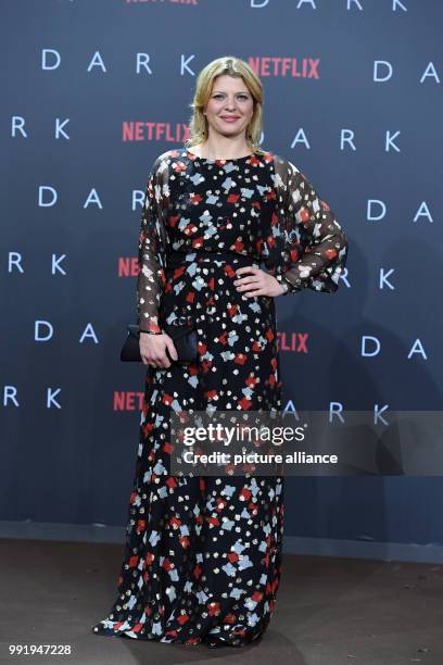 Actress Jördis Triebel arrives at the Europe Premiere of Netflix series 'Dark' in Berlin, Germany, 20 November 2017. Photo: Maurizio Gambarini/dpa