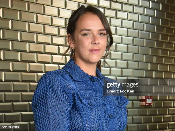 Pauline Ducruet attends the Jean-Paul Gaultier Haute Couture Fall Winter 2018/2019 show as part of Paris Fashion Week on July 4, 2018 in Paris,...