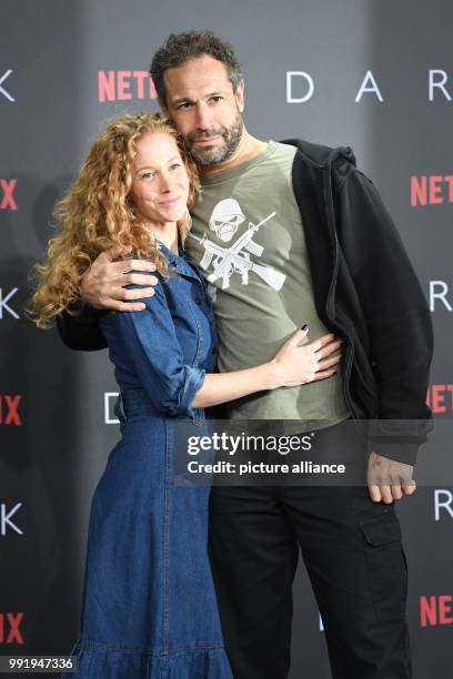 Jared Hasselhoff and Sina Valeska Jung arrive at the Europe Premiere of Netflix series 'Dark' in Berlin, Germany, 20 November 2017. Photo: Maurizio...
