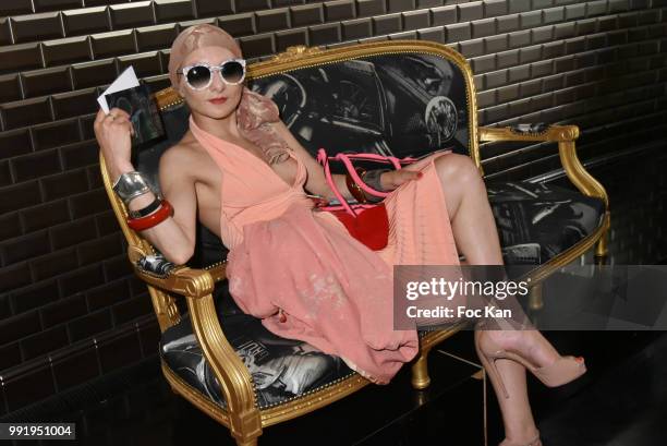 Catherine Baba attends the Jean-Paul Gaultier Haute Couture Fall Winter 2018/2019 show as part of Paris Fashion Week on July 4, 2018 in Paris, France.