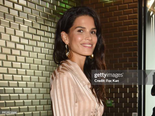 Raica Oliveira attends the Jean-Paul Gaultier Haute Couture Fall Winter 2018/2019 show as part of Paris Fashion Week on July 4, 2018 in Paris, France.