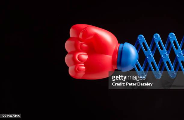 punch on black background with copy space - punching stock pictures, royalty-free photos & images