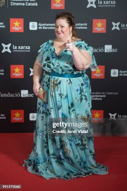 Itziar Castro attends Catalonian Cinema Party Photocall at Palauet Albeniz on July 4, 2018 in Barcelona, Spain.