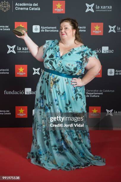 Itziar Castro attends Catalonian Cinema Party Photocall at Palauet Albeniz on July 4, 2018 in Barcelona, Spain.