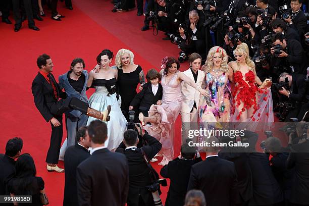 Actor Roky Roulette, actor and director Mathieu Amalric, actress Evie Lovelle, actress Mimmi Le Meaux, guest, actress Kitten on the Keys, actress...