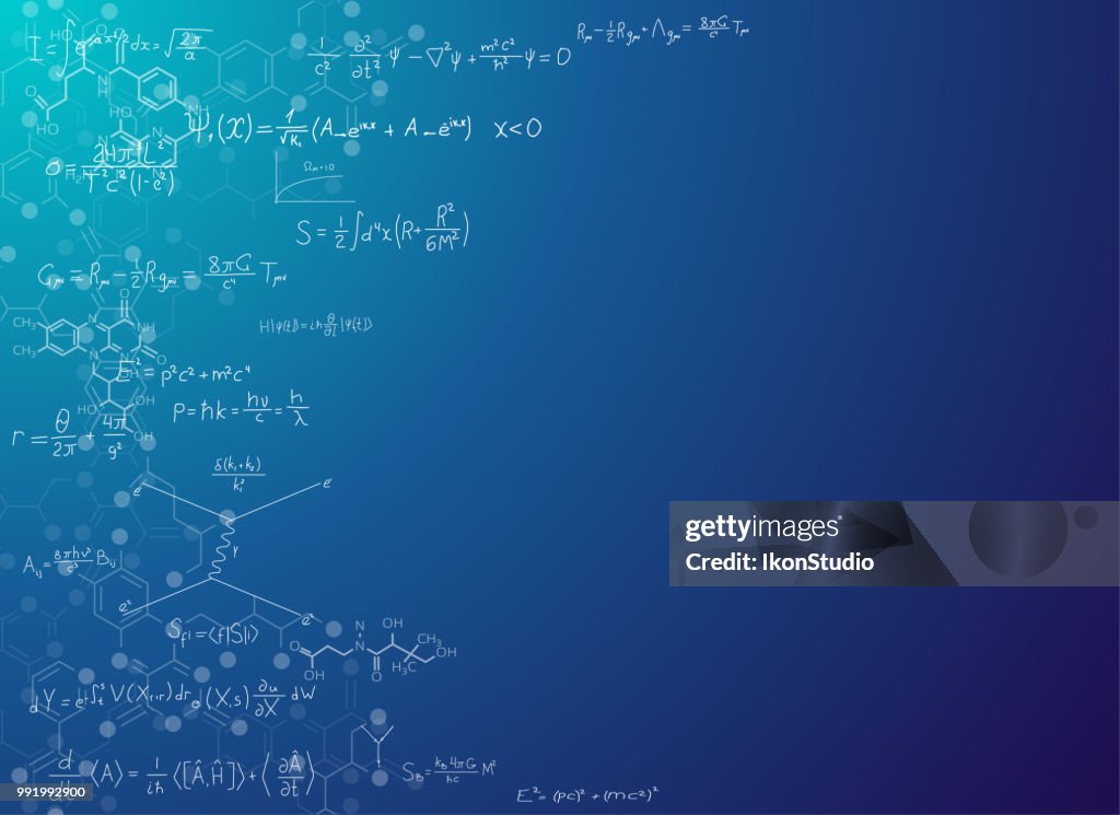 Science Format Background Science Background With Formulas High-Res Vector Graphic - Getty Images