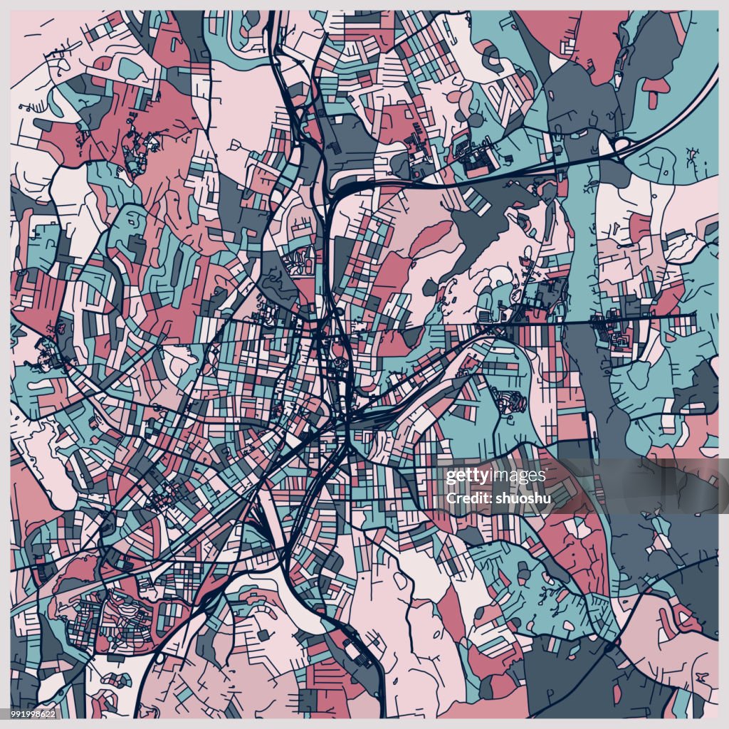 Map Style Graphics Map Style Illustration Background High-Res Vector Graphic - Getty Images