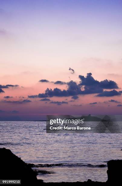 tramonto "isola delle femmine - isola stock pictures, royalty-free photos & images