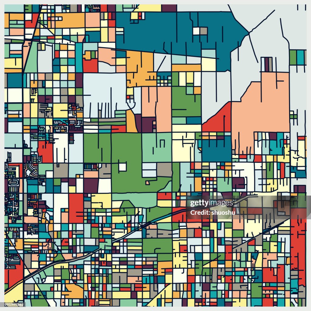 Creative Style Map Map Style Art Illustration Background High-Res Vector Graphic - Getty ...
