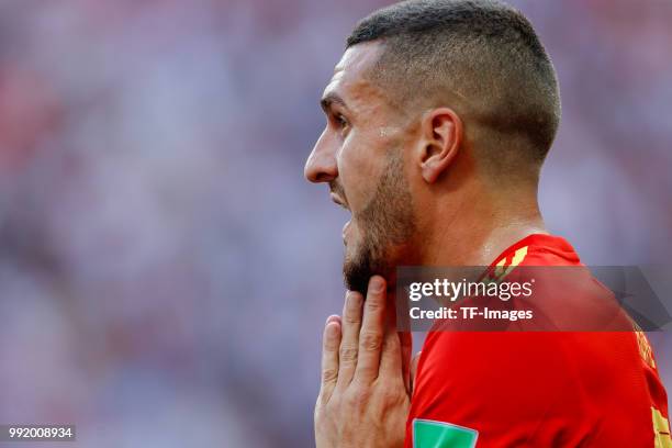 Koke of Spain looks on during the 2018 FIFA World Cup Russia match between Spain and Russia at Luzhniki Stadium on July 01, 2018 in Moscow, Russia.