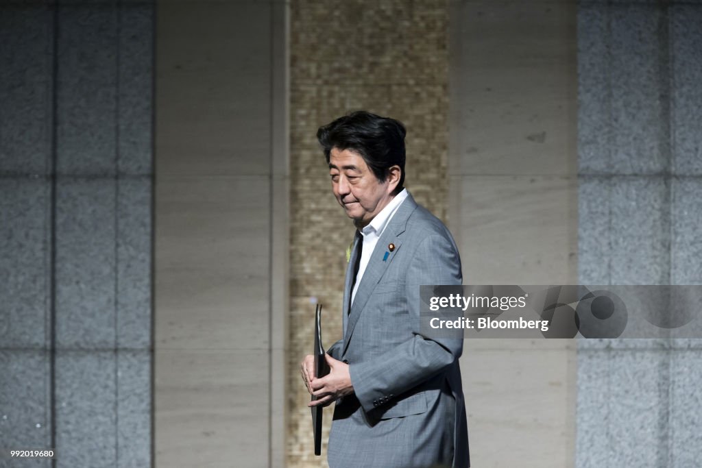 Japan PM Shinzo Abe at the Democracy in Asia Symposium