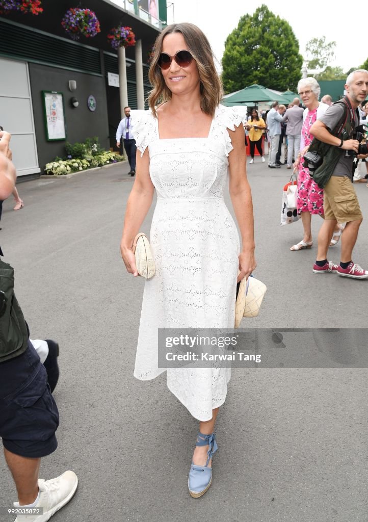 Celebrities Attend Wimbledon