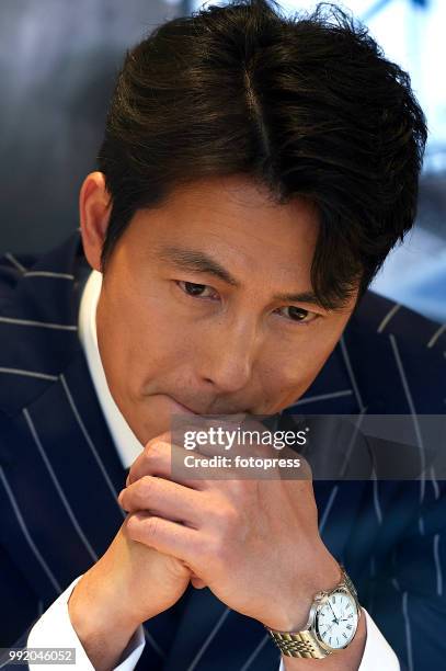 Actor Jung Woo-Sung attends Global Champions Tour of Monaco at Port de Hercule on June 30, 2018 in Monte-Carlo, Monaco.