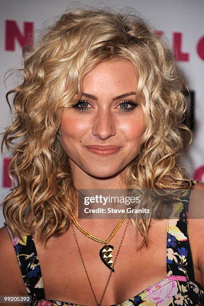 Alyson Michalka attends Nylon Magazine's Young Hollywood Party at Tropicana Bar at The Hollywood Rooselvelt Hotel on May 12, 2010 in Hollywood,...