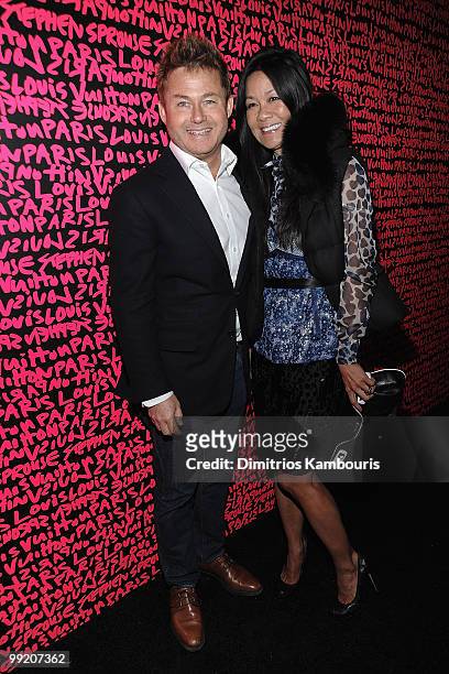 Tim Schifter and Helen Lee Schifter attend the tribute to Stephen Sprouse after party hosted by Louis Vuitton at the Bowery Ballroom on January 8,...