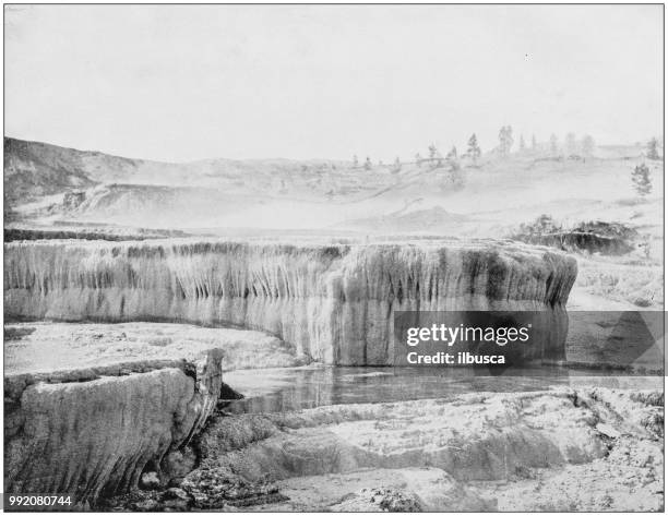 Matabom Spring 933 Old Mammoth Springs Stock Photos, High-Res Pictures, and Images ...