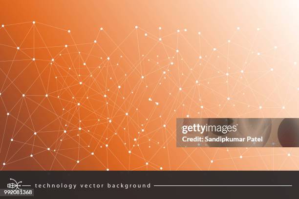 abstract technology innovation concept - global security stock illustrations