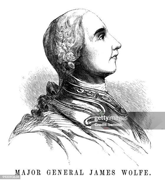 major general james wolfe - james wolfe stock illustrations